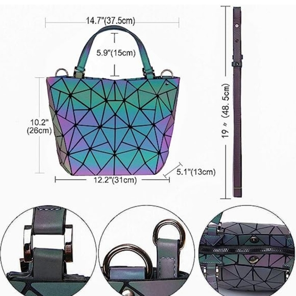 Lovevook geometric luminous purse - Picture 2 of 6
